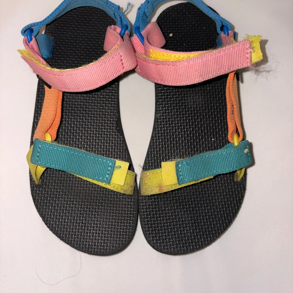 Teva Kids‎ Original Universal Multi-Color Strap Sandals 90s Multi Size 3